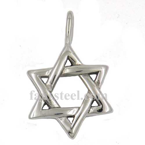 FSP09W17 jewish star pendant